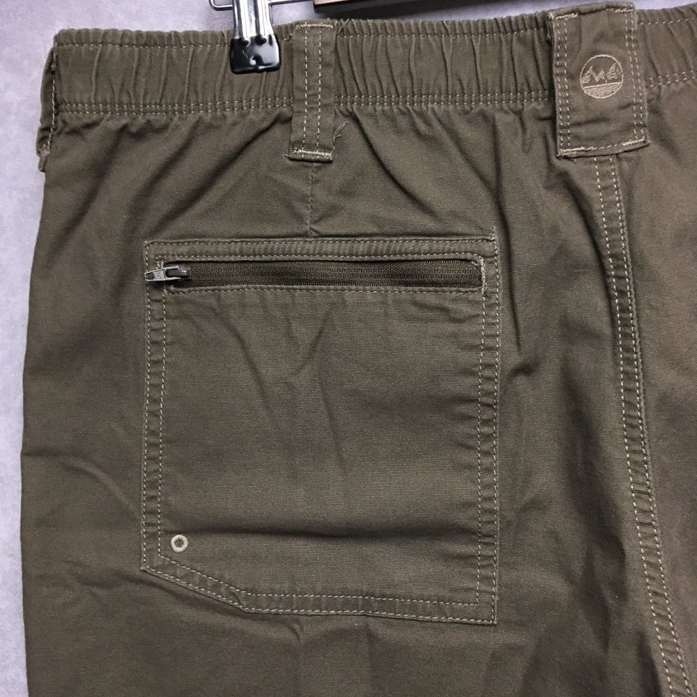 Wrangler Mens Cargo‎ Shorts 38 (Lot of 2) Blue Brown Zip Pocket Trail - Picture 9 of 10